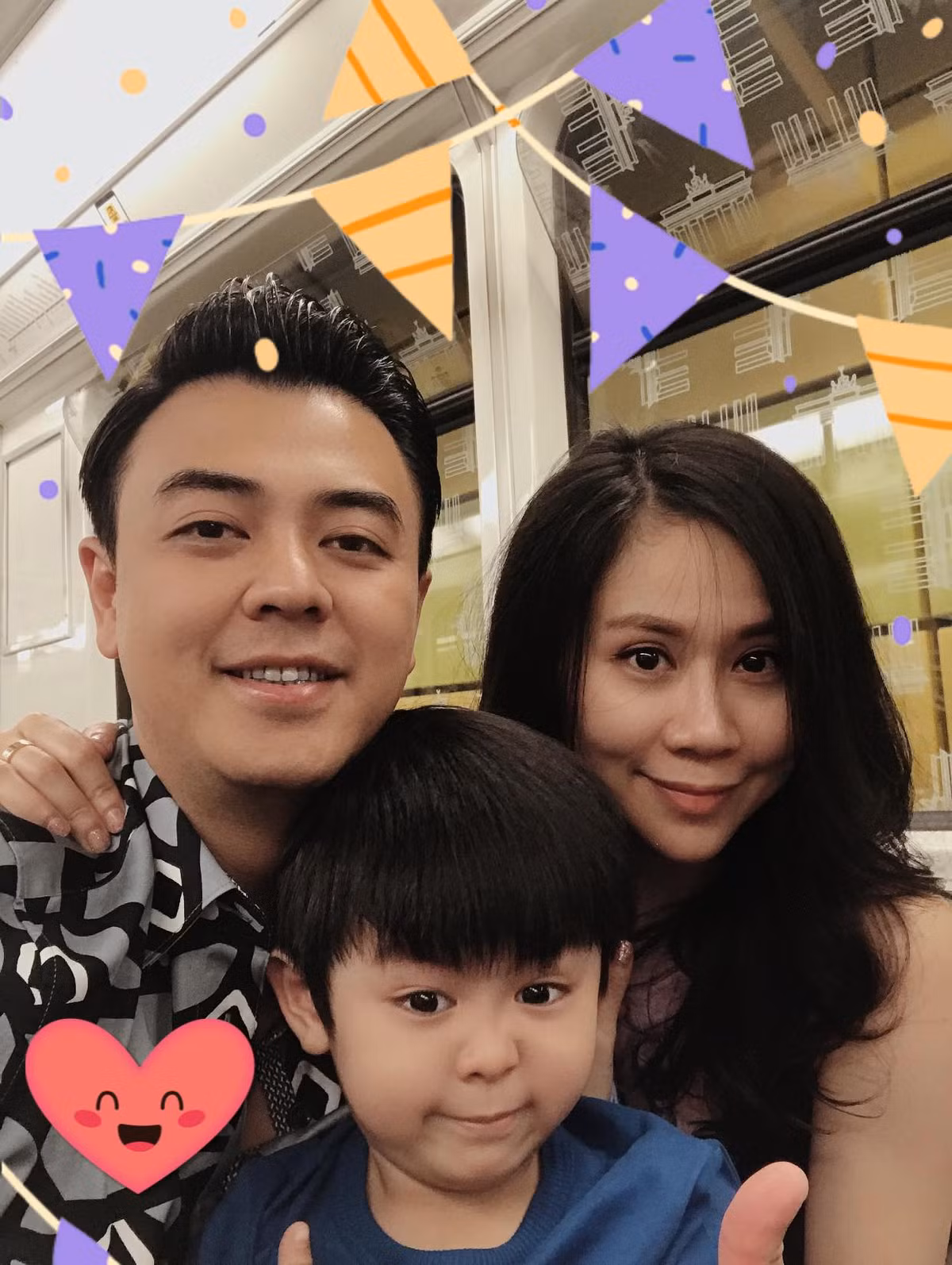 Quý tử nhà MC Tuấn Tú lớn nhanh như thổi nhờ thừa hưởng gen chiều cao của bố.