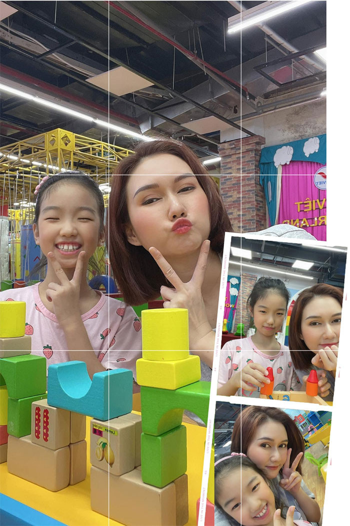 Hiện tại bà mẹ một con đã có cuộc sống thoải mái, mua được nhà riêng và đang hẹn hò với nam diễn viên Đình Tú.