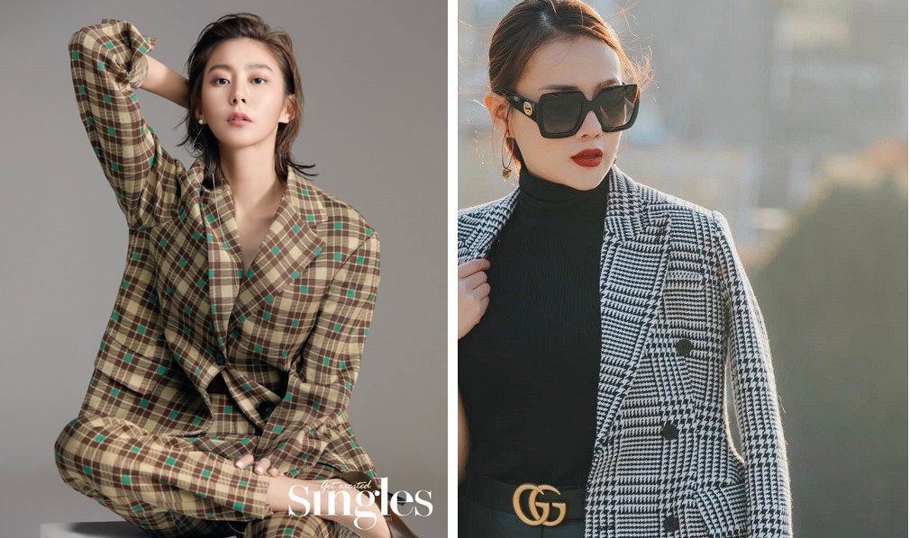 Sinh năm 1988, UEE (tên thật là Kim Yu Jin) hơn Phương Oanh 1 tuổi nên giữa họ không có sự khác biệt nhiều về tuổi tác. Ảnh: Tạp chí Singles/FBNV. 