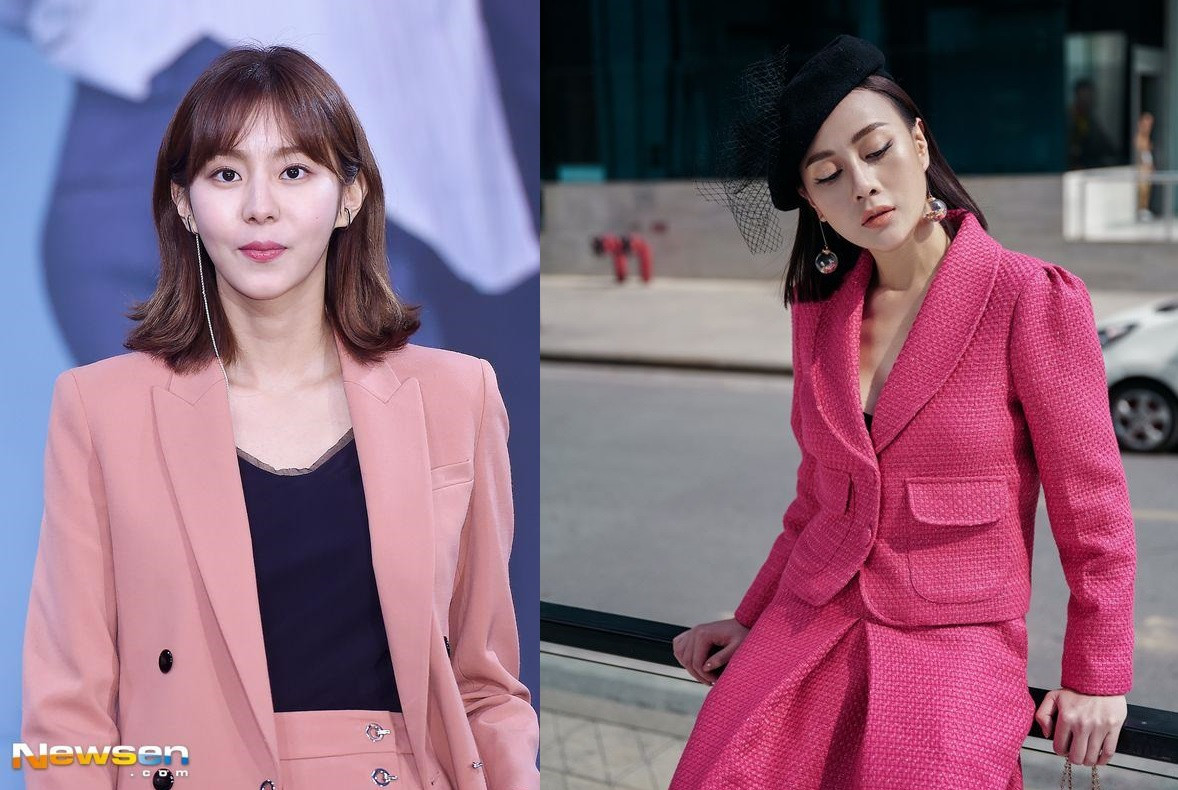 So với Phương Oanh của "Hương vị tình thân", nữ chính bản gốc có sự thay đổi nhan sắc thất thường hơn. Ảnh: Newsen/FBNV.