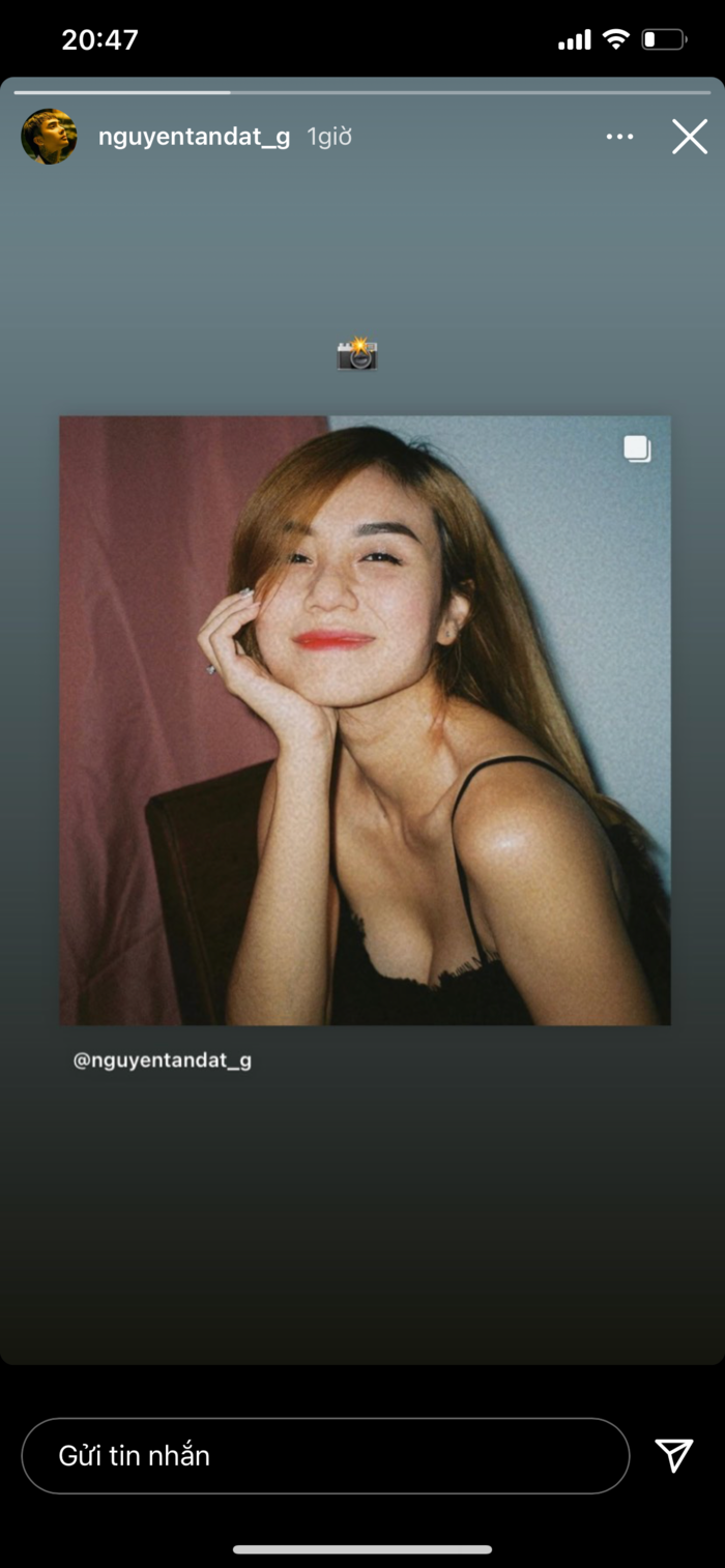 Về phía Đạt G, nam ca sĩ đồng loạt cập nhật ảnh của Cindy Lư trên bảng tin Facebook và trang Instagram.