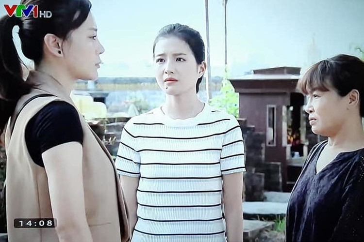 Tạo hình của Diệp trong "Hương vị tình thân" phần 2 được khen ngợi. (Ảnh: Vietnamnet)