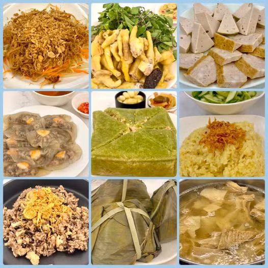 Mặc dù đi nghỉ dưỡng nhưng gia đình Thúy Hằng - Thúy Hạnh chuẩn bị rất nhiều đồ ăn mang theo. "Hai mẹ Bùi Thúy Hạnh, Bùi Thúy Hằng chuẩn bị cho mùng 1 Tết năm COVID thứ 2 này hoành tráng quá. Cứ ăn với ngủ thế này qua rằm chắc mình lăn luôn quá", Minh Khang viết trên trang cá nhân.