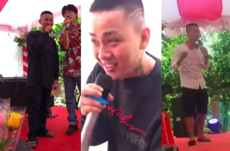 Thời gian đó, Hoài Lâm về quê sống cùng bố mẹ và rất khép kín. Mãi đến tháng 7/2019 mới xuất hiện hình ảnh anh hát trong đám cưới một người bạn. (Ảnh: Vietnamnet)