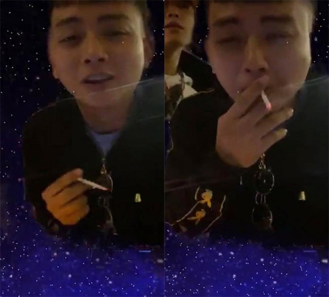 Trước đó, khi quay trở lại mạng xã hội sau thời gian hạn chế, Hoài Lâm bị mọi người chỉ trích khi vô tư hút thuốc lá và nhả khói trên sóng livestream.