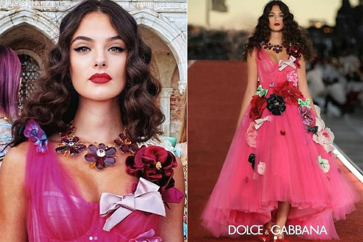 Cũng giống mẹ, Deva khởi nghiệp bằng nghề người mẫu thời trang.