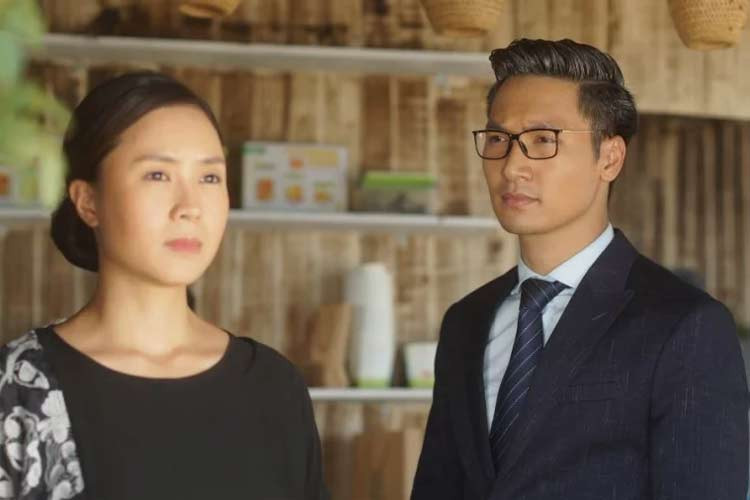 Trong "Cả một đời ân oán" đóng năm 2017, Mạnh Trường vào vai Đăng từ lúc trẻ cho tới lúc già. (Ảnh: VTV)