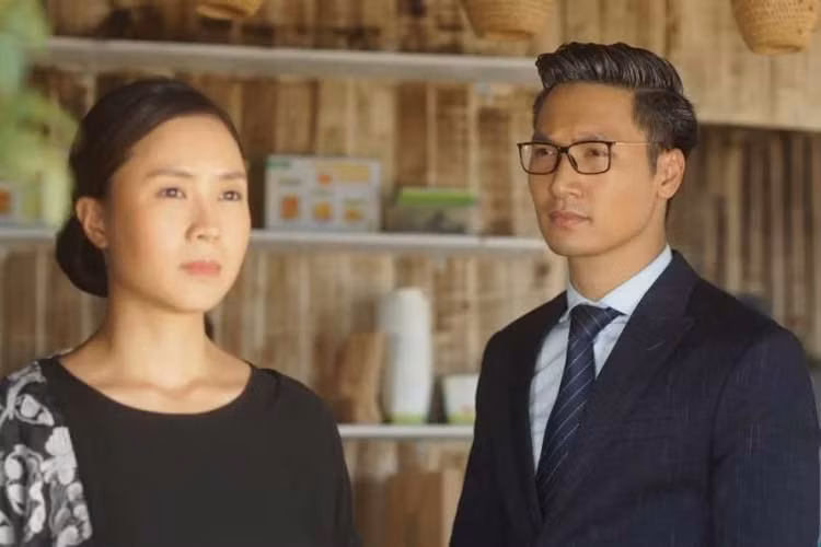 Trong "Cả một đời ân oán" đóng năm 2017, Mạnh Trường vào vai Đăng từ lúc trẻ cho tới lúc già. (Ảnh: VTV)