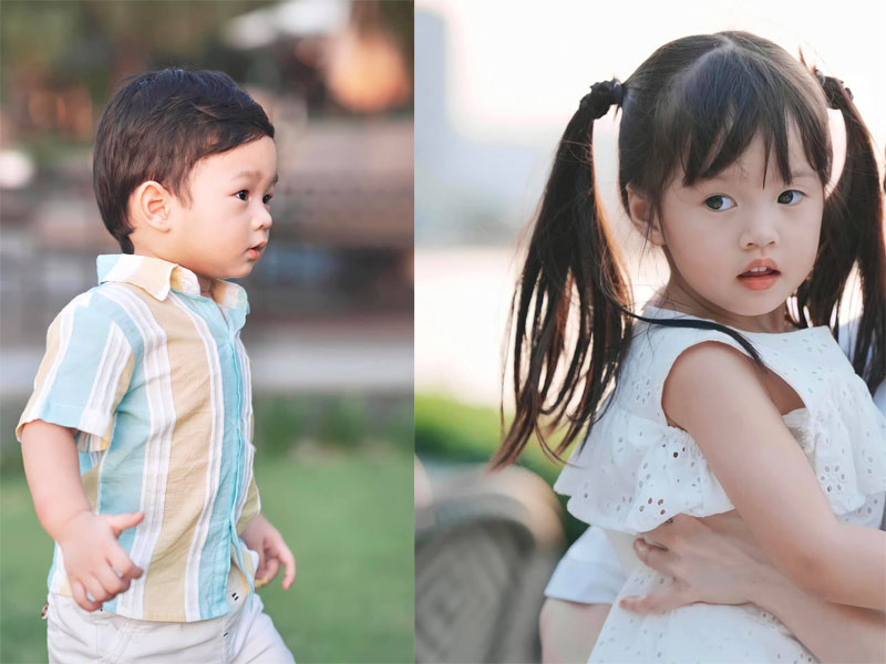 Vốn là người đẹp kín tiếng nên rất hiếm khi Thu Thảo khoe hai bé Sophia và Liam trên mạng xã hội.