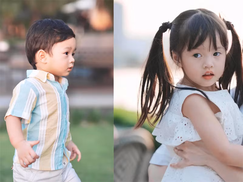 Vốn là người đẹp kín tiếng nên rất hiếm khi Thu Thảo khoe hai bé Sophia và Liam trên mạng xã hội.