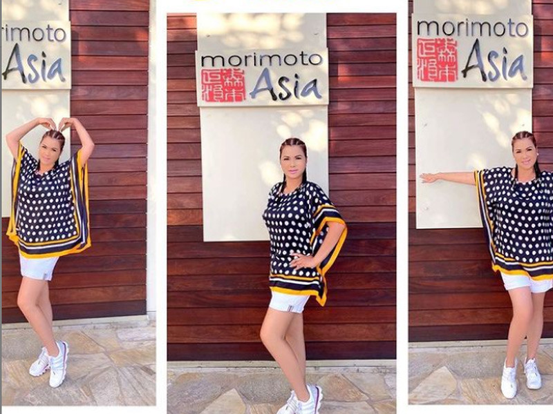 Quần short kết hợp với giày thể thao là một trong những style yêu thích của nữ ca sĩ.