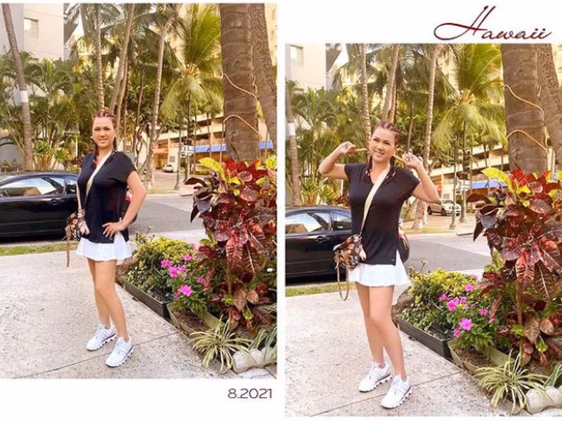 Vẻ ngoài trẻ trung của Phương Loan một phần nhờ cô biết cách chăm sóc bản thân, một phần nhờ gu ăn mặc trẻ hơn tuổi.