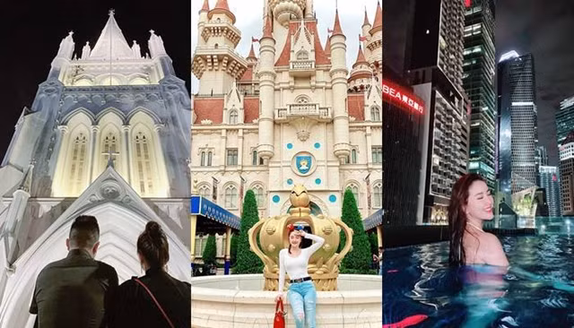 Có thể nói, về khoản chiều vợ, ông xã đại gia giàu nức tiếng của Bảo Thy là số 2 thì không ai số 1. "Công chúa bong bóng" được chồng cung phụng và đưa đi du lịch sang chảnh khắp nơi.