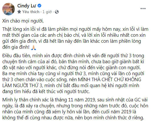 Vo cu Hoai Lam xac nhan yeu Dat G, tha chet khong lam tieu tam