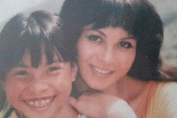  Thanh Quý lúc trẻ và con gái duy nhất của bà. (Ảnh: VTV)
