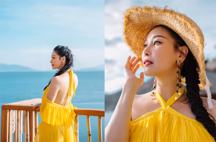 Hoa hậu Việt Nam 1992 sở hữu chiều cao 1m74 cùng số đo ba vòng 85-61-88 cm.