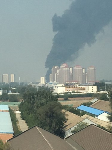 Vụ tai nạn máy bay chiến đấu JH-7A xảy ra chỉ gần 1 tháng sau kh một chiếc tiêm kích J-10 gặp nạn hôm 28/9 ở tỉnh Thiên Tân. Nguồn ảnh: eastpendulum