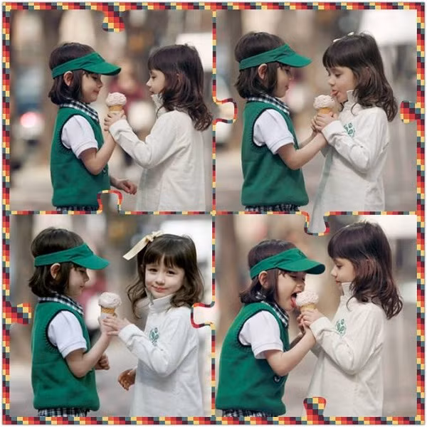 Hình ảnh thân thiết vô cùng đáng yêu của cặp song sinh Naomi và Lisa liên tục gây sốt khắp các trang mạng xã hội ở nhiều quốc gia.