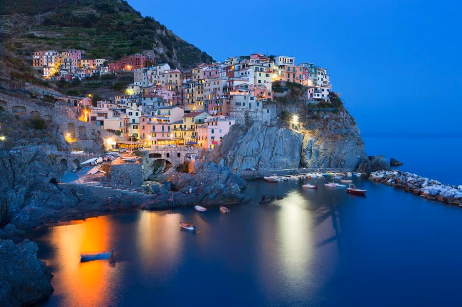 Thị trấn Manarola, Italia.