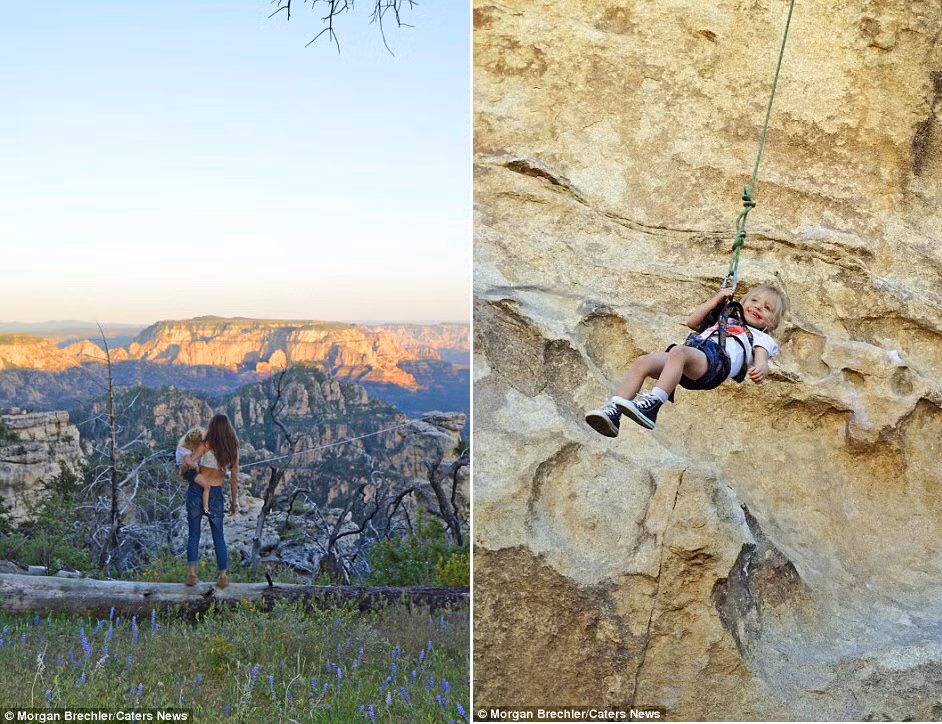 Morgan bận bịu cả tuần với công việc, nhưng vẫn dành thời gian vào cuối tuần để đi dã ngoại cùng với con gái nhỏ.