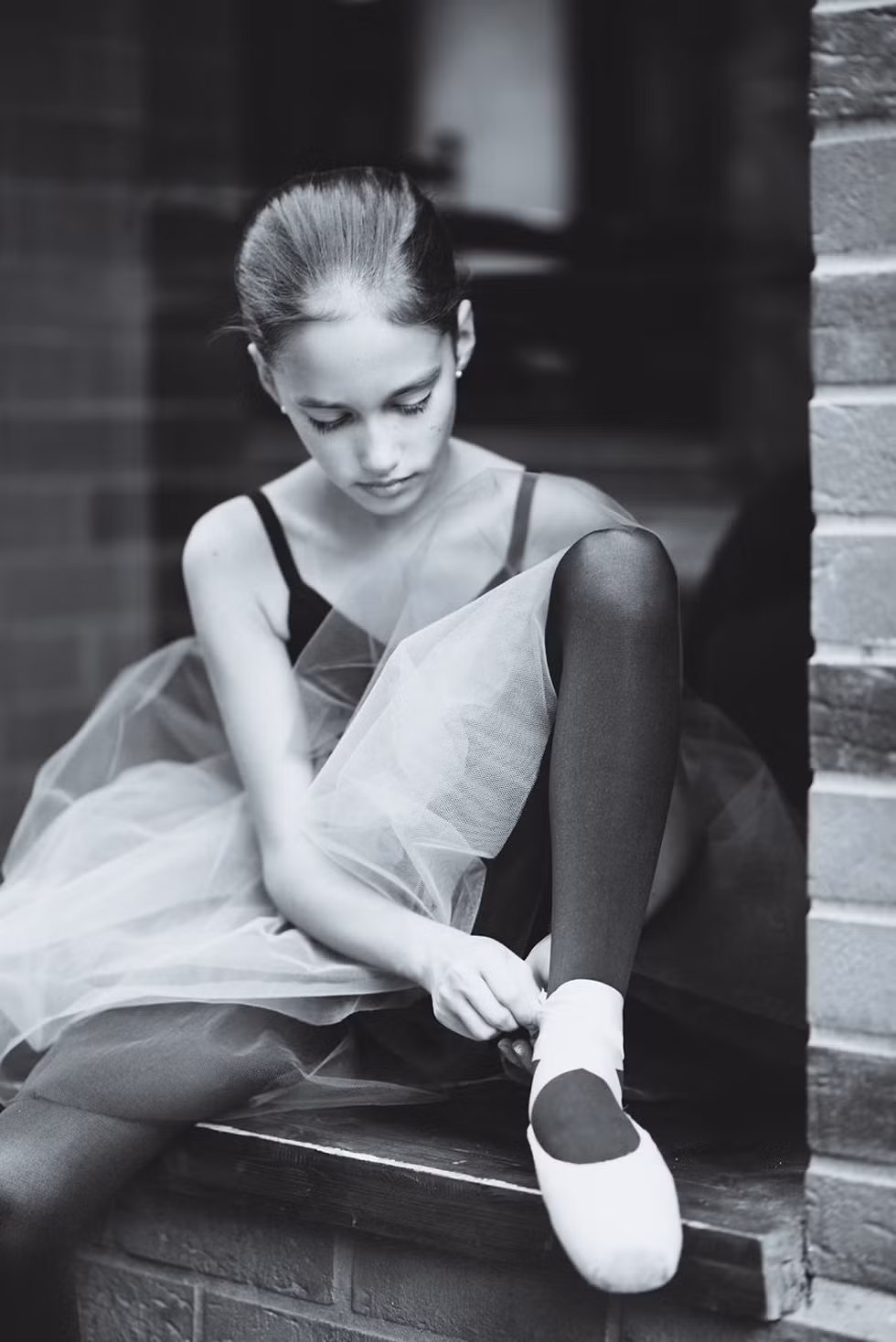 Anca là một trong số ít các bé gái đam mê môn múa ba lê ở Romania.