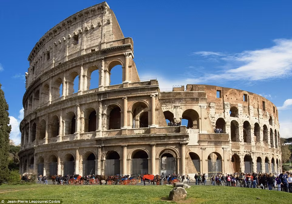 Đấu trường La Mã tại thủ đô Rome, Italy.