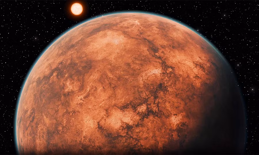 Hành tinh này xoay quanh một sao lùn đỏ trong chòm sao Song Ngư, cách hệ Mặt Trời khoảng 40 năm ánh sáng.