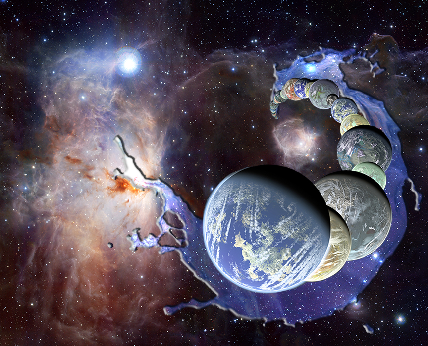 Khoảng 4.41 tỷ năm trước, nước bắt đầu xuất hiện, tạo điều kiện cho sự sống phát triển.(Ảnh: Space)