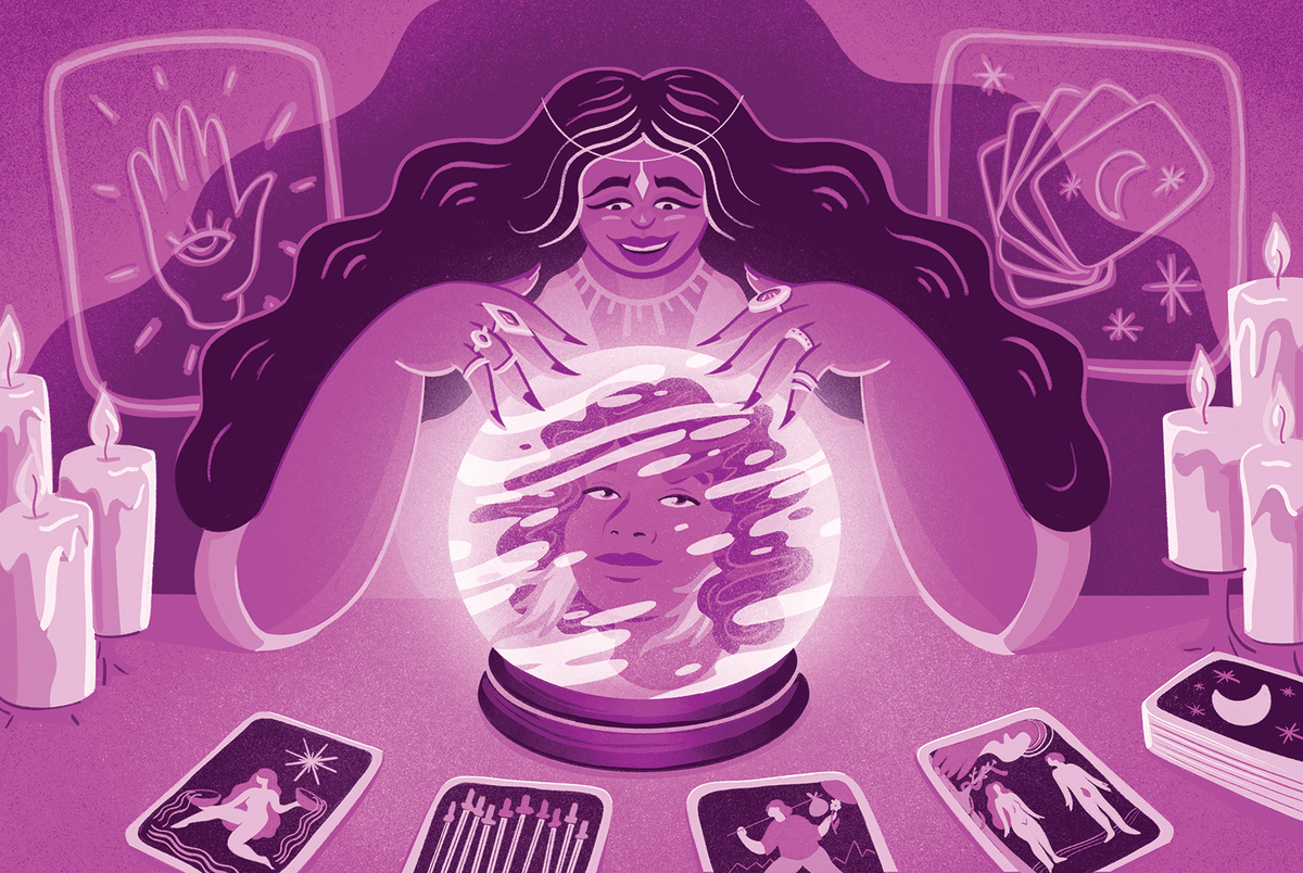 Theo wikihow, có nhiều phương pháp được cho là có thể giúp liên lạc với linh hồn, từ việc sử dụng các công cụ như bàn cầu cơ, đến việc nhờ đến các nhà ngoại cảm hoặc thầy đồng. (Ảnh: Austin Monthly Magazine)