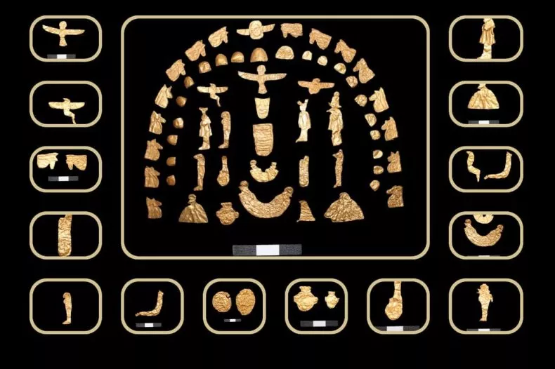 Những ngôi mộ cổ này có niên đại từ triều đại thứ 26 (688-525 TCN) đến thời kỳ Ptolemaic (304-30 TCN). Trong các ngôi mộ, họ tìm thấy nhiều hiện vật quý giá như tiền xu bằng đồng, tượng nhỏ bằng vàng, đồ gốm và tượng shabti. (Ảnh: newsweek)