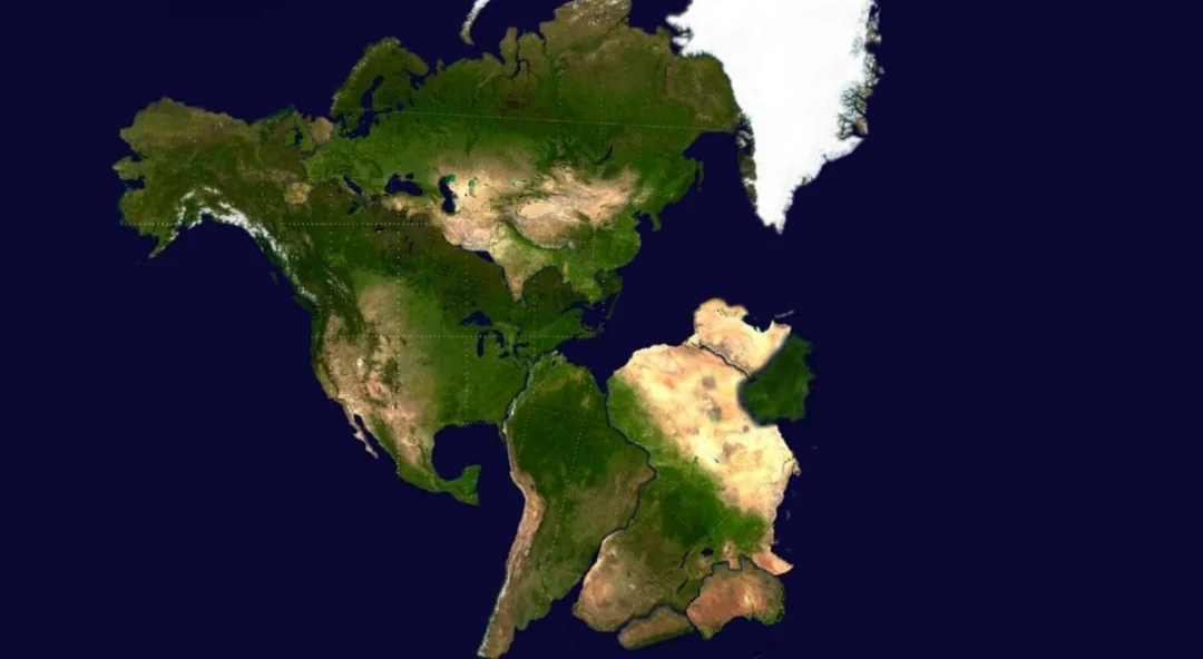 Khoảng 200 triệu năm trước, Pangea bắt đầu vỡ ra thành hai phần: Gondwana ở phía Nam và Laurasia ở phía Bắc. Gondwana bao gồm các lục địa ngày nay như Nam Mỹ, châu Phi, Nam Cực, Úc, và Ấn Độ, trong khi Laurasia bao gồm Bắc Mỹ, châu Âu và châu Á (trừ Ấn Độ và tiểu lục địa Ả Rập). (Ảnh: Reddit)