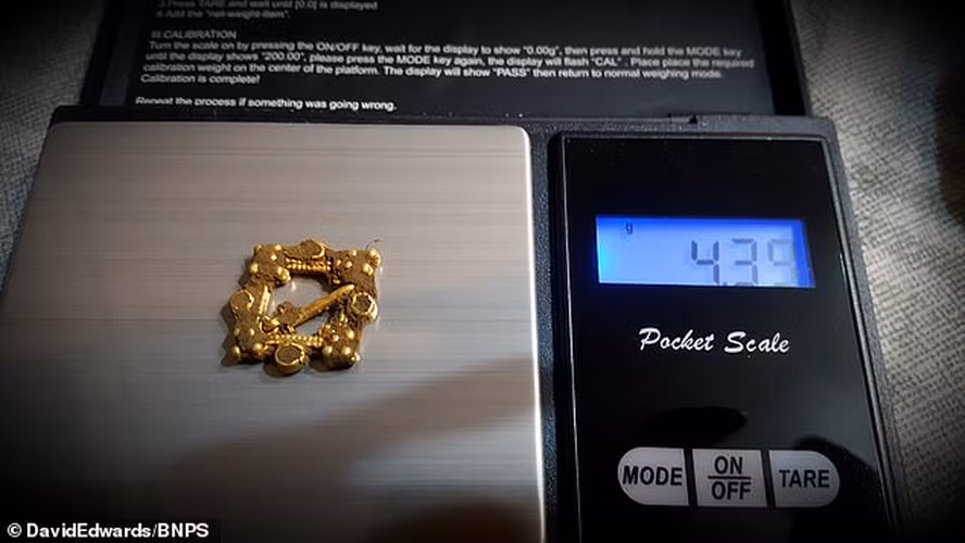 Chiếc trâm được các chuyên gia định giá ít nhất 10.000 bảng Anh và có thể bán được giá gấp 10 lần con số đó, tức khoảng 3,2 tỷ đồng, khi mang ra đấu giá. (Ảnh: lovecpokladu.cz)