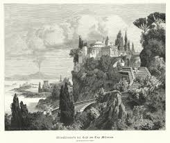 Đến thế kỷ thứ 4 SCN, một phần lớn của Baiae đã bắt đầu chìm xuống biển Địa Trung Hải do hoạt động núi lửa từ núi Vesuvius và siêu núi lửa Campi Flegrei. Ngày nay, phần lớn thành phố nằm dưới nước, với các di tích như tranh khảm, cột và tượng vẫn còn nguyên vẹn dưới đáy biển.(Ảnh: MeisterDrucke)