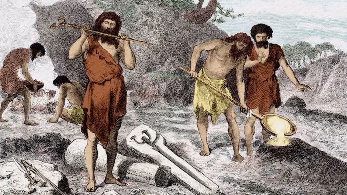 Thời kỳ đồ đồng bắt đầu khi con người phát hiện ra cách nấu chảy đồng và thiếc từ quặng, sau đó trộn chúng để tạo ra đồng đỏ (đồng thiếc). Kỹ thuật này cho phép chế tạo ra các công cụ và vũ khí bền hơn và hiệu quả hơn so với công cụ bằng đá.