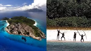 3. Đảo Bắc Sentinel, Ấn Độ: Đảo Bắc Sentinel là nơi cư trú của bộ tộc Sentinelese, một trong những bộ tộc ít tiếp xúc với thế giới bên ngoài. Họ nổi tiếng với việc bảo vệ lãnh thổ của mình một cách quyết liệt và đã tấn công nhiều người lạ cố gắng tiếp cận.(Ảnh: Homegrown)