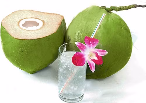 Với khả năng cung cấp nước cực tốt cho làn da của bạn, dừa sẽ là loại quả hàng đầu giúp bạn có một làn da căng bóng, mọng nước và trắng sáng lên trông thấy. Ảnh: tribenhdaday.