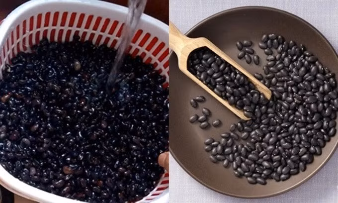 Để làm đậu đen ngâm giấm đúng chuẩn, bạn cần rang đậu trước - Ảnh: Internet