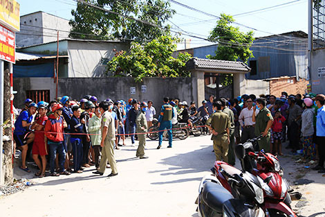 Hiện trường vụ án vợ sát hại rồi phân thi thể chồng gây chấn động dư luận.