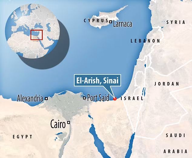 Bản đồ khu vực xảy ra vụ tấn công.