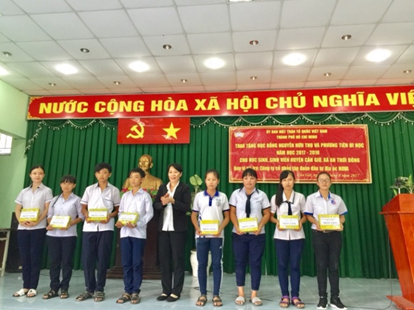 Các suất học bổng có ý nghĩa lớn đối với học sinh – sinh viên tại Cần Giờ.