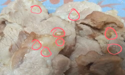 3 cách đơn giản không ngờ để phát hiện thịt có sán 3 cach don gian khong ngo de phat hien thit co san