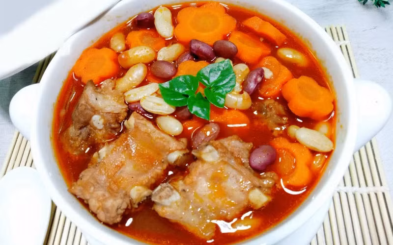 Cach che bien mon suon nau dau la mieng, dua com