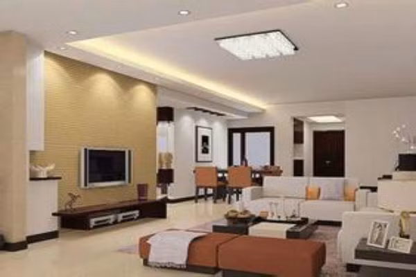 Sau lưng phòng khách tốt nhất nên có hai mặt tường kiên cố để tạo thế kháo sơn (tựa vào núi), như thế sẽ có thế tàng phong tụ khí cho gia chủ. 