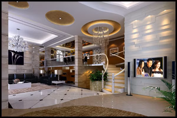 Cửa chính không được đối diện với cầu thang vì sẽ bị phạm phong thủy cho dù là hướng lên hay hướng xuống đều ảnh hưởng xấu đến vận khí. 