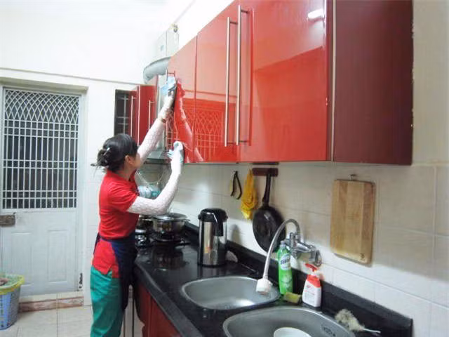 Chú ý lau dọn bếp thật sạch sẽ, từ những đồ vật nhỏ nhất. Ảnh minh họa