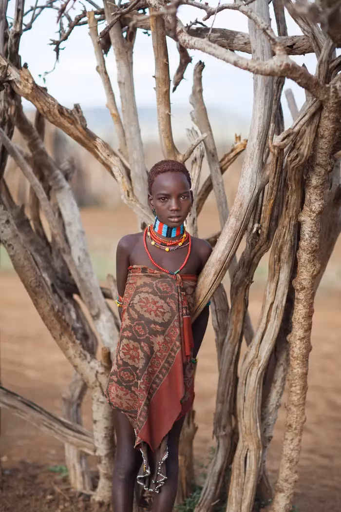 Một người phụ nữ ở Ethiopia.