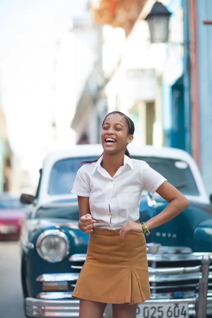 Trong "cuộc hành trình tìm kiếm cái đẹp", Melotti đã đến 10 quốc gia trong 12 tháng. Bức ảnh chụp tại Cuba.