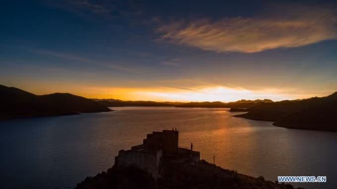 Không gian ở ngôi chùa hết sức yên bình, tĩnh lặng. Ảnh: News.cn.