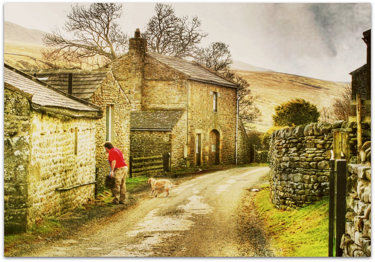 Một góc ngôi làng Braidley, Coverdale, Yorkshire, nước Anh. (Ảnh: paddypix/Flickr)