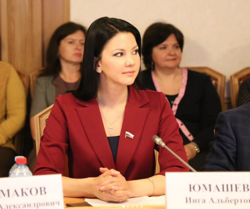 Tháng 9/2016, bà được bầu vào Hạ viện Nga. Bà Yumasheva là thành viên của Ủy ban Đối ngoại Duma Quốc gia và là điều phối viên của nhóm nghị sĩ phụ trách liên hệ với Quốc hội Mỹ. Ảnh: Tass.